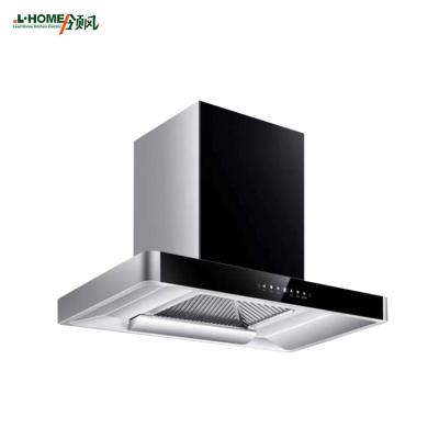 China Hotel Side Fashion Design Attractive Exhaust Range Wall Mounted Hood for sale