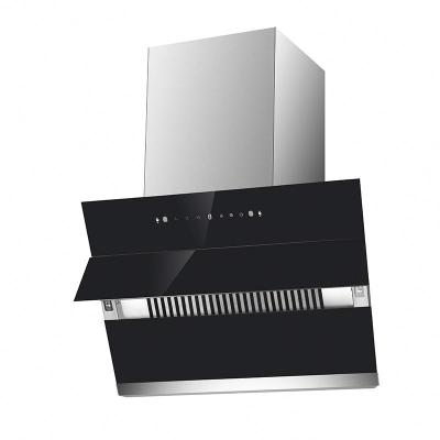 China Hotel Extractor Touch Screen Chemney Duct Downdraft Kitchen Range Hood for sale