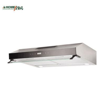 China Hotel chain hood type without looking at the keyboard double suction type large suction range lcd cooker hood top side hood for sale