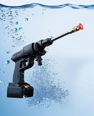 China Portable Car 24v High Pressure Car Washer Cordless Cleanig Gun High Pressure Water Washer for sale