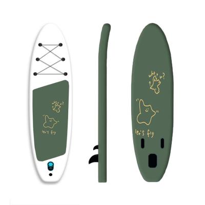 China Factory Direct Sales Inflatable Professional Material Folding Surfboard With Inflatable For Rivers for sale