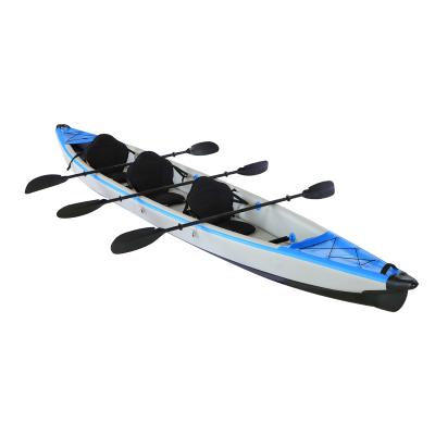 China Drop Point 5.20m Foldable Inflatable Drop 3 Full Point Fishing Kayak Fishing Boat for sale