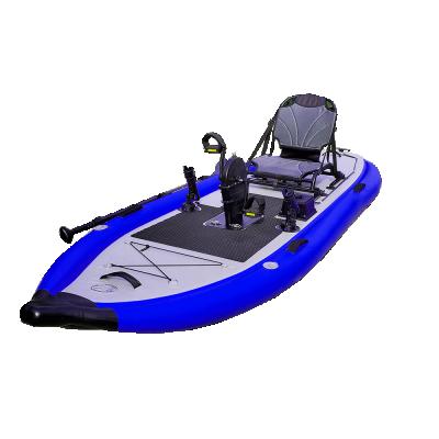 China Wholesale China Water 11 Foot Pedal Drive Inflatable Kayak SUP Kayaking Dark Blue Feet for sale