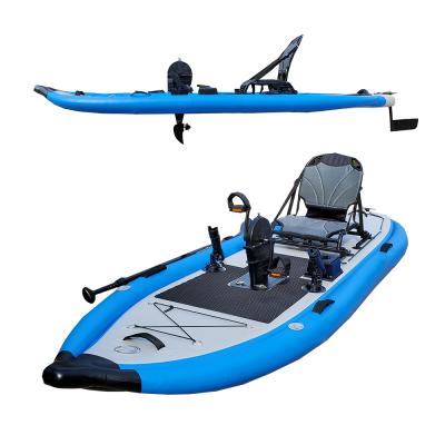 China Warter sports kayak pedal boat inflatable fishing kayak for sale for sale