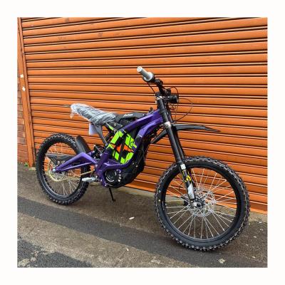 China Moutain Bicycle 2024 Sur Ron Light Bee X phantom purple 6000W 60V 40Ah electric dirt bike for sale