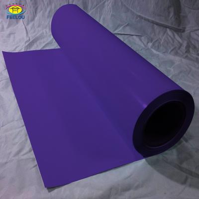 China Purple Washable Self Adhesive Easy Cut PU Heat Transfer Vinyl Film For Clothing for sale