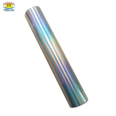 China Washable Holiga Foil PET Heat Transfer Vinyl Film For Garment Printing for sale