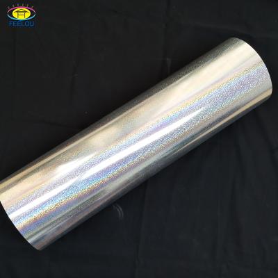 China Washable Glitter Foil PEES Heat Transfer Vinyl Film For Garment Printing for sale