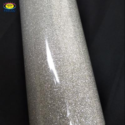 China Washable Glitter Heat Transfer Vinyl Film For Plotter Cutter And Laser Machine for sale