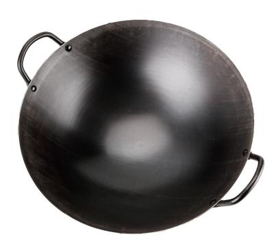 China Viable from 32cm to 70cm health without coating and no stick commercial carbon steel chinese wok large for restaurant school for sale