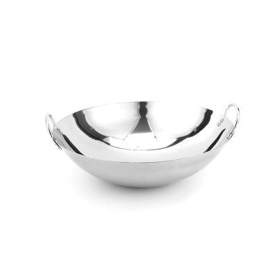 China No Coating Sophisticated Technologies Selling Well Around The World Stainless Steel Wok Pan for sale