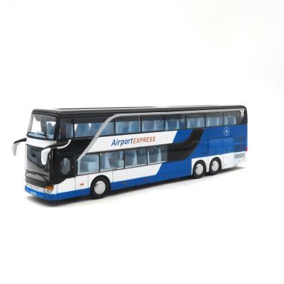 China Toy Christmas Present Diecast Diecast Vehicles Combine Toy Bus Model For Children for sale