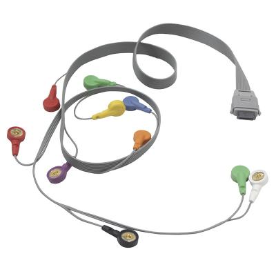 China ECG Holter Cable Biomedical Instruments Edan 3ft 10 Kabel und Leitungsdrähte der Führungs-ECG zu verkaufen