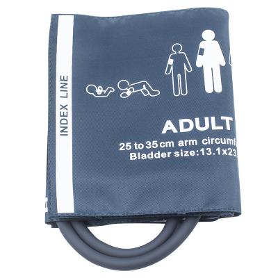 中国 Universal NIBP Cuff Adult Double Tube NIBP Cuff Nylon 25-35CM Dual Tube cuff Reusable Blood Pressure Monitor Cuff 販売のため