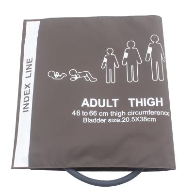 China Reusable Adult Thigh Tube Non Invasive BP Cuff TPU 44-66CM Cuff Blood Pressure Cuff for sale