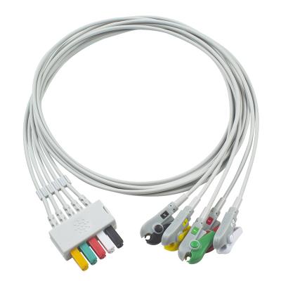 China Cable desmontable del Leadwire 5Lead ECG de Siemens/de Drager 5956359 MP03414 ECG en venta