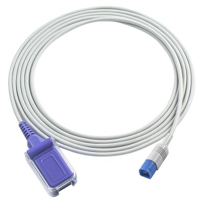 China Ph-ilips SpO2 Sensor Cable Ne-llcor o-ximax Adaptador técnico Cable de 8 pines 2.4M en venta