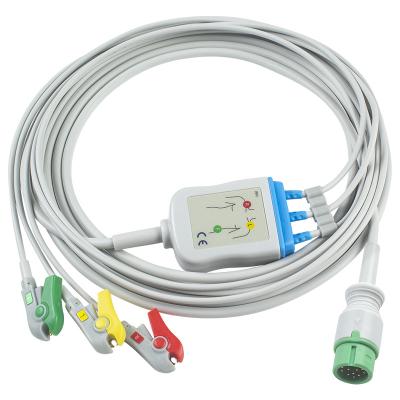 China Para Mindray > Datascope Cable ECG de conexión directa compatible y cables de plomo - 040-000964-00 en venta