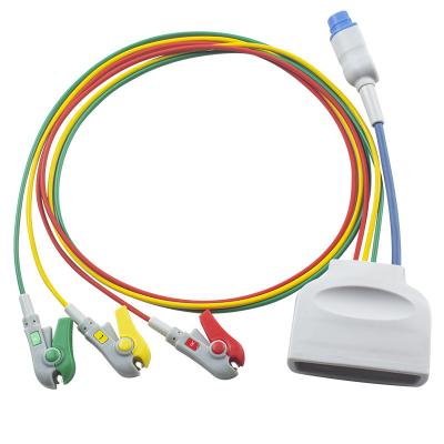 中国 P-hilips MX40 Telemetry ECG Leadwires with SpO2 Sensor 3 Lead ECG Leadwire 989803171911 販売のため