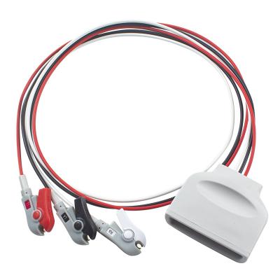 中国 P-hilips MX40 Telemetry ECG Leadwires Grabber 3 Lead AHA ECG Leadwire 989803171801 販売のため