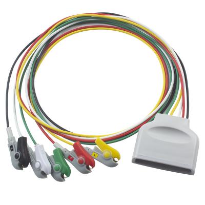 China P-hilips MX40 Telemetry ECG Leadwires Patient cable 5 Lead ECG Leadwire IEC Grabber Clip 989803171931 en venta