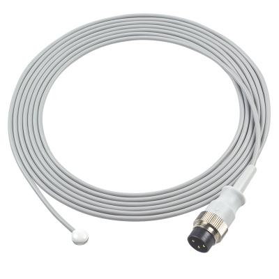 China 3pin 2.25K Temperature Probe Cable For Fanem Neonate Incubator Infant Warmer zu verkaufen