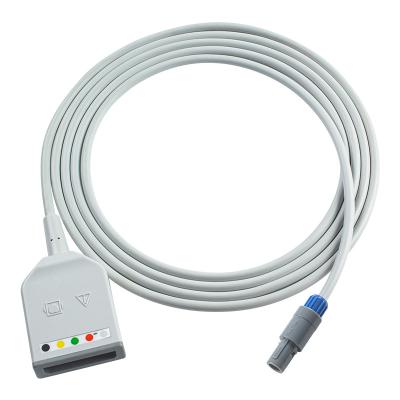 China Biosys Lemo 6Pin 5Lead-EKG-Stick-Adapterkabel BPM-103 Tepas Kma800 EKG-Erweiterungskabel Euro-Stil zu verkaufen