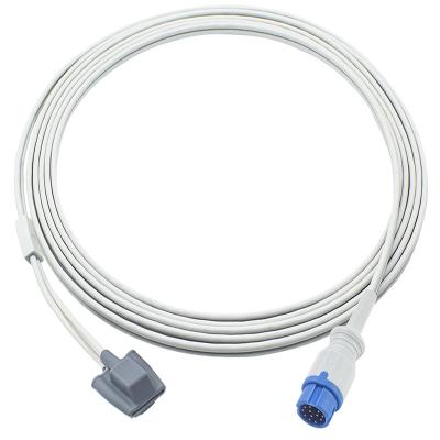 China Compatible Konsung Aurora 8/10/12 12Pin Infant SpO2 Sensor Konsung Aurora Baby SpO2 Cable 3.0M zu verkaufen