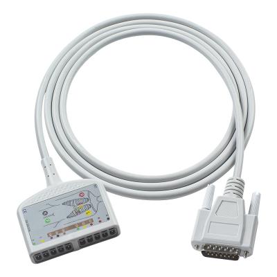 China Cable de ECG de diagnóstico compatible con Nihon Kohden ECG 10Lead para Cardiofax C, Cardiofax GEM 9020K, Cardiofax M en venta