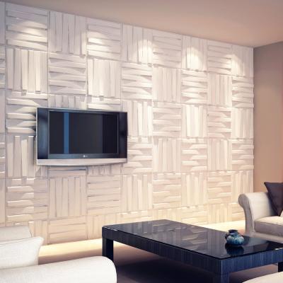 China Modern eco-friendly bamboo fiber bedroom decoration wallpaper 3d panel paper wallpapers emboss modern floral design hotel for sale