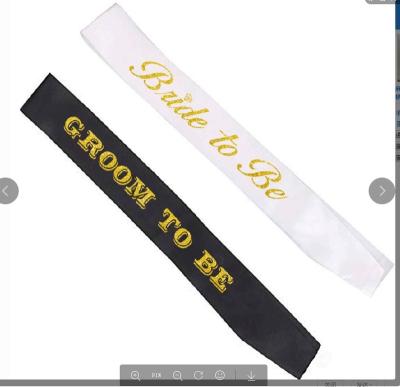 China Viable Custom Sash Tag Shoulder Belt Beauty Pageant Reward Belt Home To Miss Tag Ribbon Welcome Custom for sale