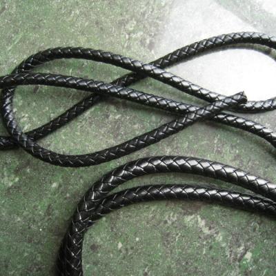 China New Promotion E-Co Friendly PU Leather Material Rope Braid Bracelet For Jewelry for sale