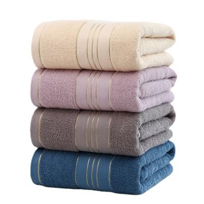 China High Quality Home/Hotel/Outdoor 100% Cotton Absorption Water Quick Towels For Bathroom Highly Absorbent Towel BathTowels for sale