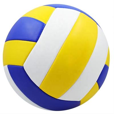 China Wholesale Cheap Official Size 5 Volleyball Training Rubber Bladder Playing PVC Training Machine Stitched Volleyball for sale