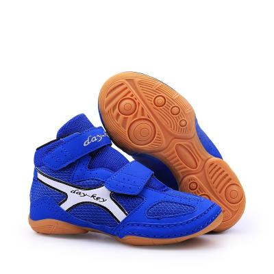 China Wholesale High Quality Breathable Mesh Professional Kids Boxing Wrestling Shoes From TPR Factory for sale