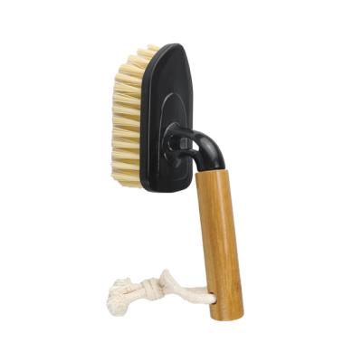 China Eisho Sustainable Kitchen Pot Dish Brush Cleaning Brush Eco Friendly Bamboo Rubbing Brush for sale