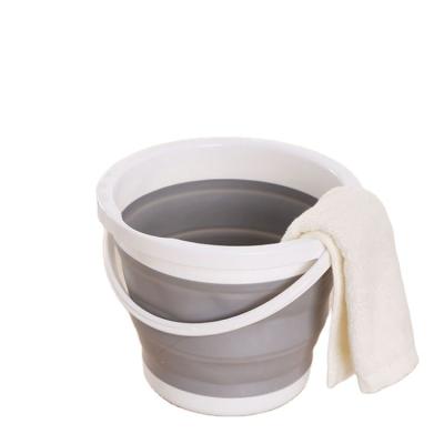 China Wholesale Durable Eco-Friendly Attractive Design Folding Plastic Water Bucket For Camping Fishing Household Wash Bucket for sale