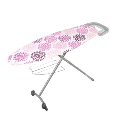 China Protect Clothes Foldable EISHO Panel Household Portable Ironing Board with Clothes Organizer Wheel Ironing Boards for sale