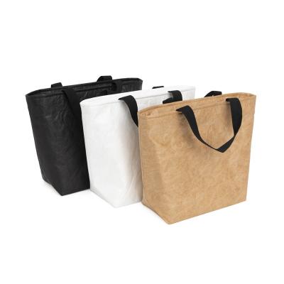 China High Quality Portable Waterproof Lunch Insulated Tote Lightweight Cooler Insulated Tyvek Paper Bag from EISHO Packaging for sale