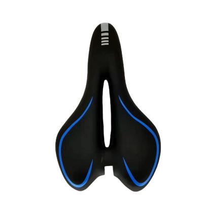 China High Quality Hollow Small Bicycle Saddle Comfortable Silicone Breathable Accessories Massage Saddle for sale