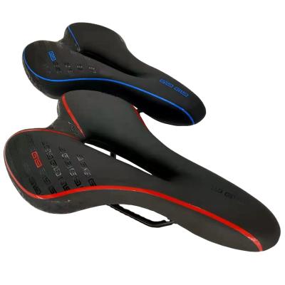 China High Quality Hollow Small Bicycle Saddle Comfortable Silicone Breathable Accessories Massage Saddle for sale