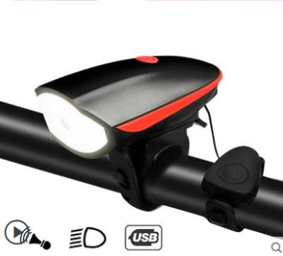 China Factory Good Quality Sensitive and Exquisite Mountain Bike Bicycle Directly Lighting XPG Front Headlights 120 DB Horn Super Loud Light for sale