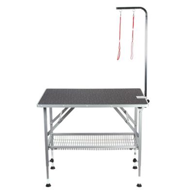 China Stocked Adjustable Stainless Steel Height Dog Grooming Table for sale