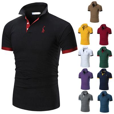 China Wholesale High Quality Plain Anti-wrinkle Plain Casual Golf Simple Logo Custom Men Polo Shirt For Men for sale