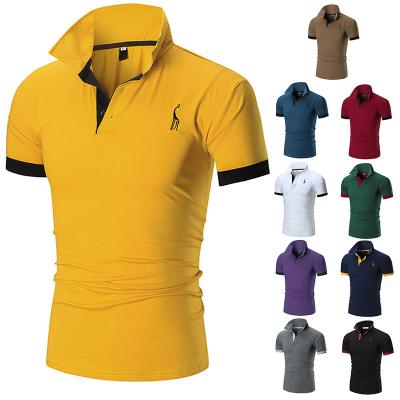 China Anti-Wrinkle Custom Design Quick Dry 100% Cotton Man Golf Polo T-Shirt Shirts Your Own Brand Polo Shirt Short Sleeve Men for sale