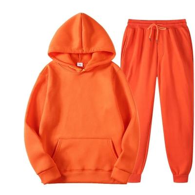 China Anti-wrinkle Custom Fall 2022 Logo Women's Clothing Pullover Tracksuit 2 Hoodie Set Jogger Sweatsuit Sweatpants And Hoodie Two Piece Sets for sale