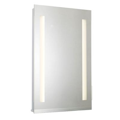 China Illuminated Wall Mounted Aluminum Mirror Cabinet Bathroom Led Illuminated Mirror Cabinet for sale