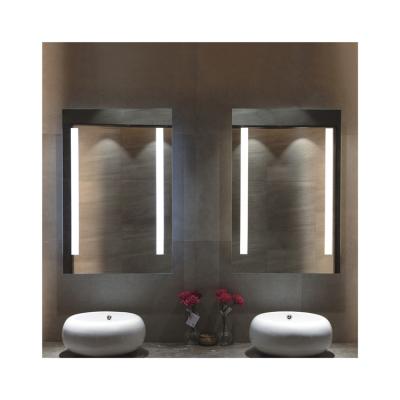 China 2021 New Product Illuminated Wall Mounted Makeup Led Mirror Bathroom for sale