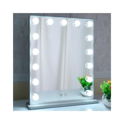 China Custom Desk Illuminated Fashion CCT Lit Led Light Mirrors Make Up for sale