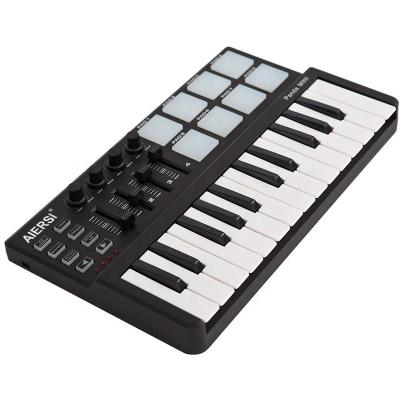 China 25 Key Mini USB MIDI Controller Plastic Piano Keyboard Digital Controller For Music Production Musical Instrument for sale